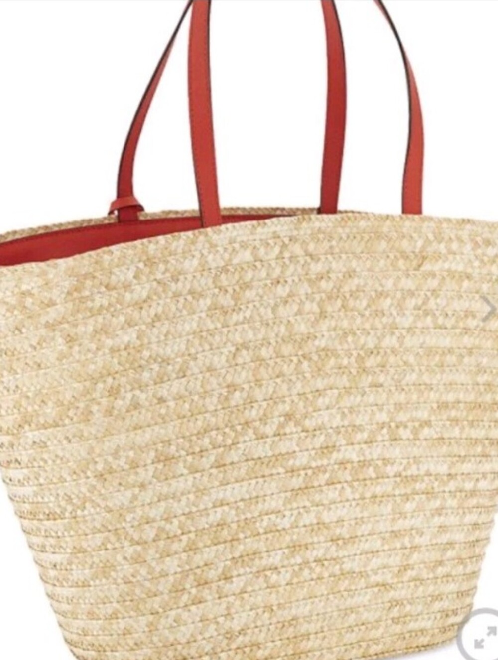 Kate Spade-Lewis Way Woven "Spice Things Up" Pom Pom Tote Bag 🌶️ - Picture 4 of 9
